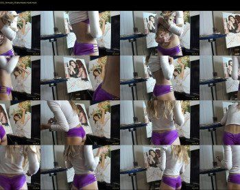 cutiepainter — 5 minute Chaturbate female cam video clip, 720p, Feb 20, 2019