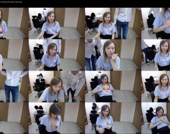 harriell — 56 minute Chaturbate couple cam video clip, 720p, Jun 21, 2019
