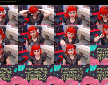 pyrowayne — 54 minute Chaturbate female cam video clip, 720p, May 24, 2020