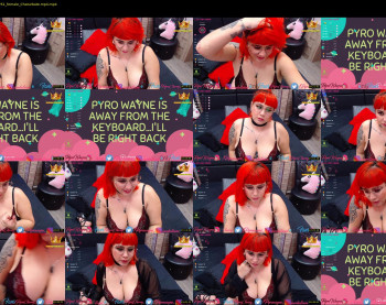 pyrowayne — 53 minute Chaturbate female cam video clip, 720p, Jun 1, 2020