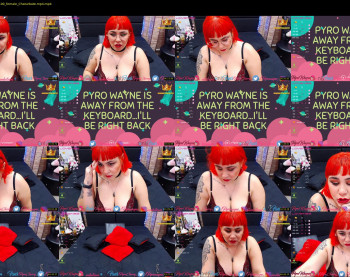 pyrowayne — 53 minute Chaturbate female cam video clip, 720p, Jun 22, 2020