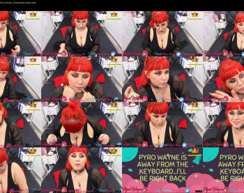 pyrowayne — 54 minute Chaturbate female cam video clip, 720p, Jun 28, 2020