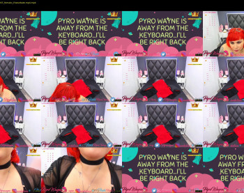 pyrowayne — 15 minute Chaturbate female cam video clip, 720p, Jul 6, 2020
