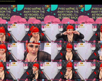 pyrowayne — 21 minute Chaturbate female cam video clip, 720p, Jul 12, 2020