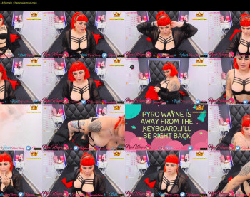 pyrowayne — 55 minute Chaturbate female cam video clip, 720p, Jul 19, 2020
