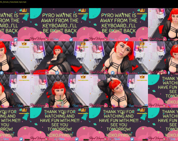 pyrowayne — 53 minute Chaturbate female cam video clip, 720p, Jul 19, 2020