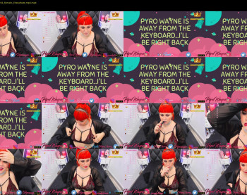 pyrowayne — 55 minute Chaturbate female cam video clip, 720p, Jul 20, 2020