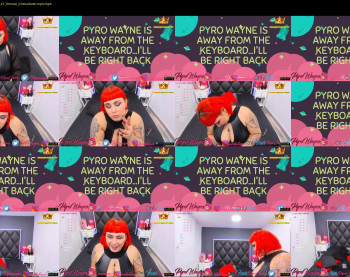 pyrowayne — 54 minute Chaturbate female cam video clip, 720p, Jul 30, 2020