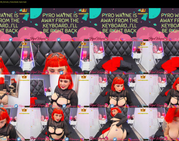 pyrowayne — 54 minute Chaturbate female cam video clip, 720p, Aug 1, 2020