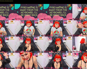 pyrowayne — 53 minute Chaturbate female cam video clip, 720p, Aug 2, 2020