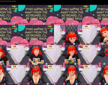 pyrowayne — 54 minute Chaturbate female cam video clip, 720p, Aug 6, 2020