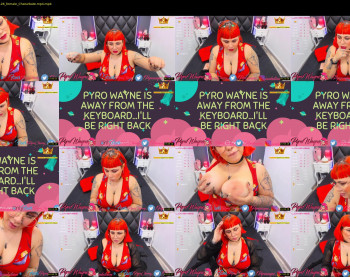 pyrowayne — 54 minute Chaturbate female cam video clip, 720p, Aug 7, 2020
