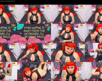 pyrowayne — 54 minute Chaturbate female cam video clip, 720p, Aug 13, 2020