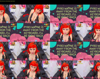 pyrowayne — 54 minute Chaturbate female cam video clip, 720p, Aug 15, 2020