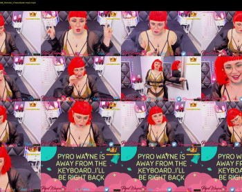 pyrowayne — 54 minute Chaturbate female cam video clip, 720p, Aug 27, 2020