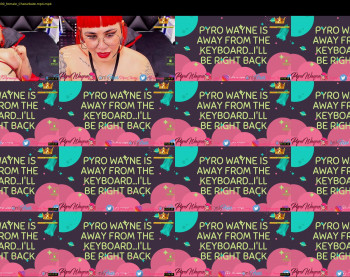 pyrowayne — 22 minute Chaturbate female cam video clip, 720p, Sep 6, 2020