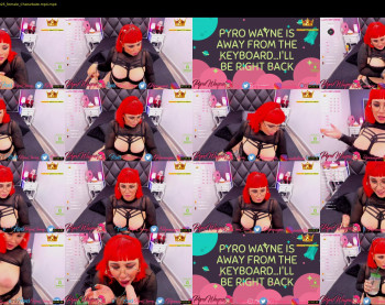 pyrowayne — 54 minute Chaturbate female cam video clip, 720p, Sep 7, 2020