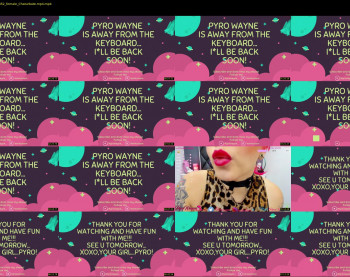 pyrowayne — 9 minute Chaturbate female cam video clip, 720p, Mar 28, 2021
