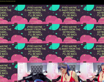pyrowayne — 26 minute Chaturbate female cam video clip, 720p, May 25, 2021