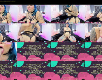 pyrowayne — 24 minute Chaturbate female cam video clip, 720p, May 27, 2021