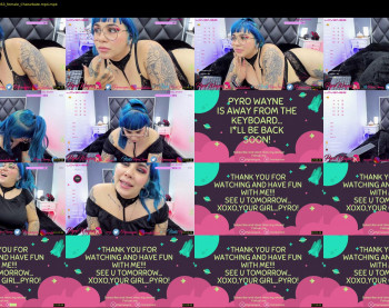 pyrowayne — 31 minute Chaturbate female cam video clip, 1080p, Jun 11, 2021