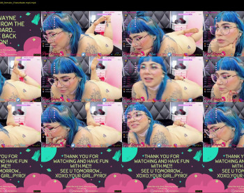 pyrowayne — 40 minute Chaturbate female cam video clip, 1080p, Jun 25, 2021