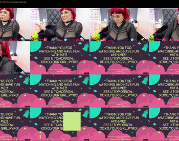 pyrowayne — 11 minute Chaturbate female cam video clip, 1080p, Jul 23, 2021
