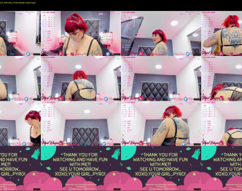pyrowayne — 18 minute Chaturbate female cam video clip, 1080p, Jul 28, 2021