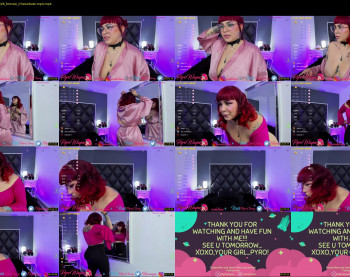 pyrowayne — 35 minute Chaturbate female cam video clip, 1080p, Aug 1, 2021