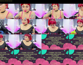 pyrowayne — 20 minute Chaturbate female cam video clip, 1080p, Aug 20, 2021