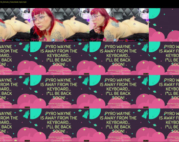 pyrowayne — 17 minute Chaturbate female cam video clip, 1080p, Aug 22, 2021