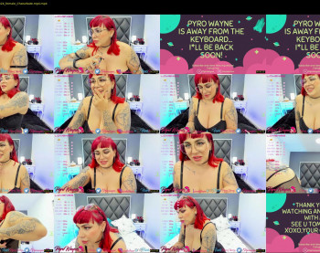 pyrowayne — 55 minute Chaturbate female cam video clip, 1080p, Aug 24, 2021