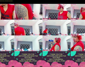 pyrowayne — 13 minute Chaturbate female cam video clip, 1080p, Aug 28, 2021