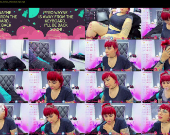 pyrowayne — 25 minute Chaturbate female cam video clip, 1080p, Sep 7, 2021