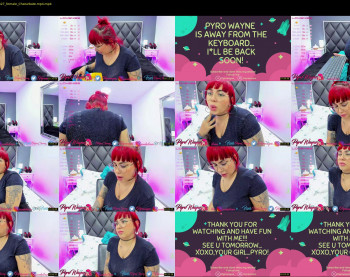 pyrowayne — 45 minute Chaturbate female cam video clip, 1080p, Sep 7, 2021