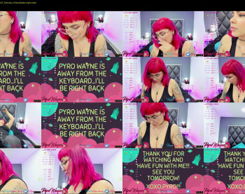 pyrowayne — 65 minute Chaturbate female cam video clip, 1080p, Sep 26, 2021