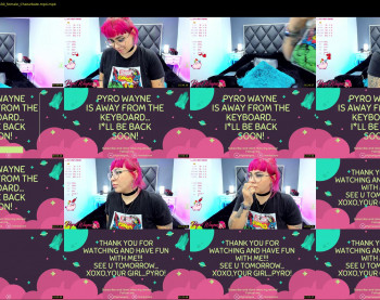 pyrowayne — 31 minute Chaturbate female cam video clip, 1080p, Oct 12, 2021