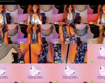 curlydoll1 — 70 minute Chaturbate female cam video clip, 720p, Oct 22, 2021