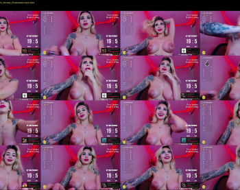 evablack_ — 23 minute Chaturbate female cam video clip, 720p, May 12, 2022