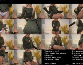 hetty_satar — 97 minute Chaturbate female cam video clip, 720p, Dec 6, 2024