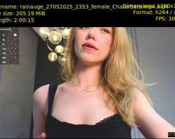 rainauge — 121 minute Chaturbate female cam video clip, 720p, May 27, 2025
